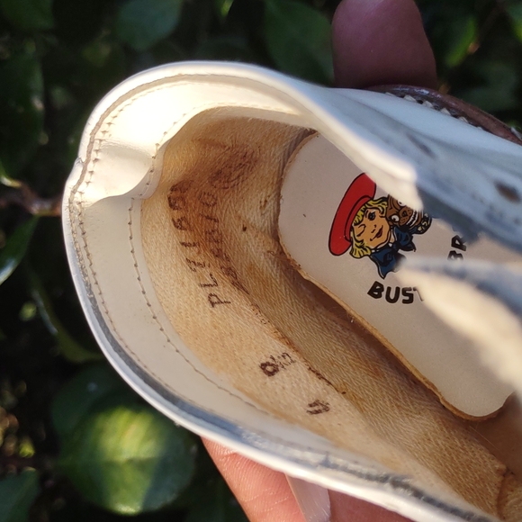 Buster Brown Vintage High Top Pure Leather Shoe (Leather Throughout) - Picture 11 of 17